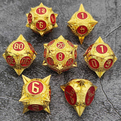 Meteor Mace Metal COC Dice Set – TRPG DND Dragon & Dungeon RPG Dice