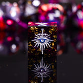 Demon Eye Flowing Sand Dice for COC, DND & Baldur’s Gate 3 Resin TRPG Dice