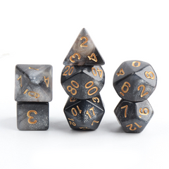 Gradient Polyhedral Dice Set – 7-Piece Acrylic DND TRPG Dice for COC Tabletop Games