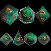 Dragon Eye Resin Dice – Movable Eye D20 Dice for COC, DND, Baldur’s Gate 3 TRPG