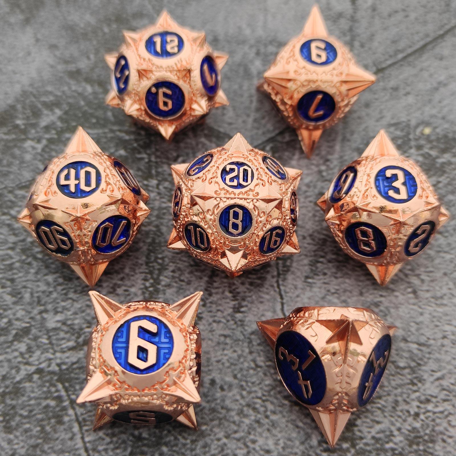 Meteor Mace Metal COC Dice Set – TRPG DND Dragon & Dungeon RPG Dice