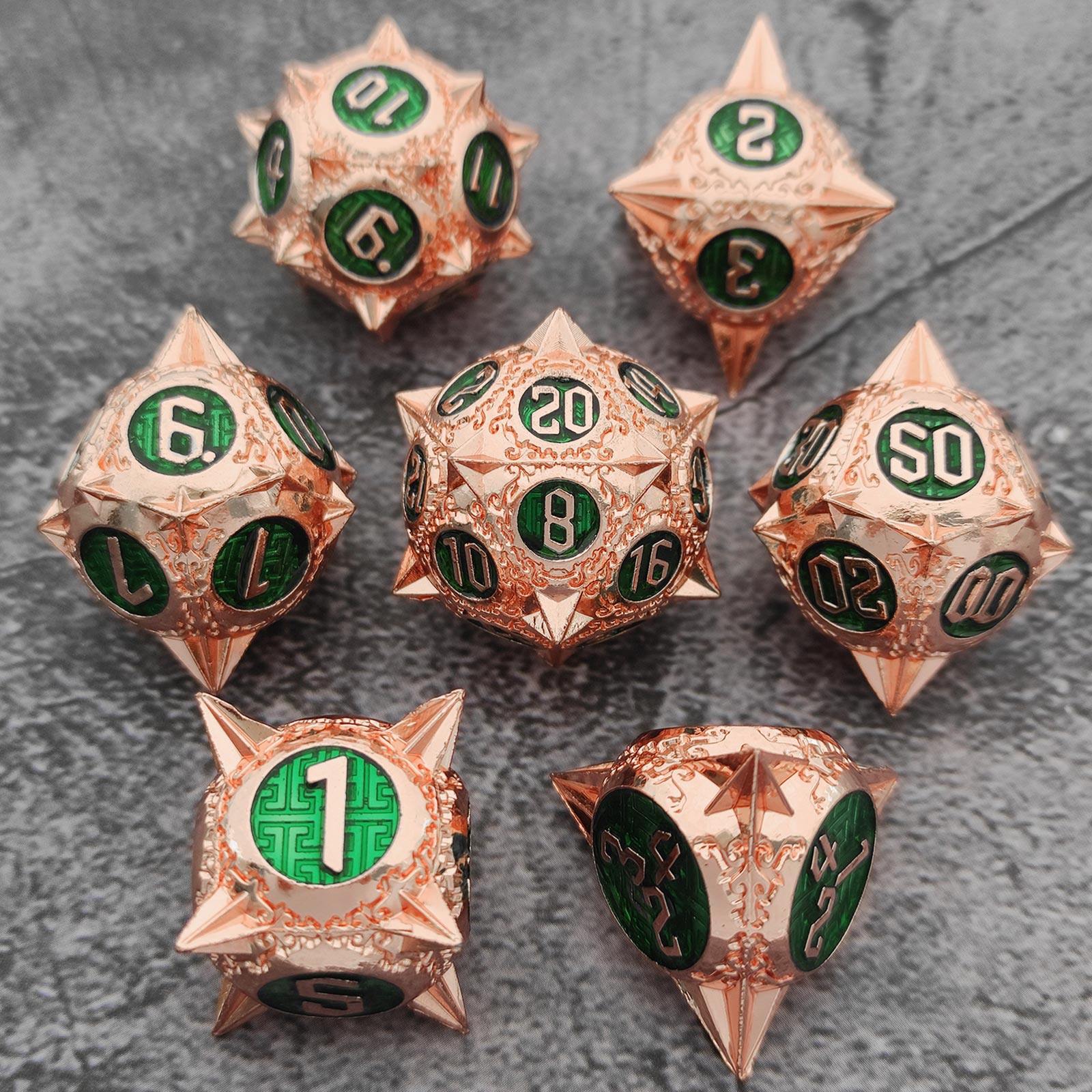 Meteor Mace Metal COC Dice Set – TRPG DND Dragon & Dungeon RPG Dice