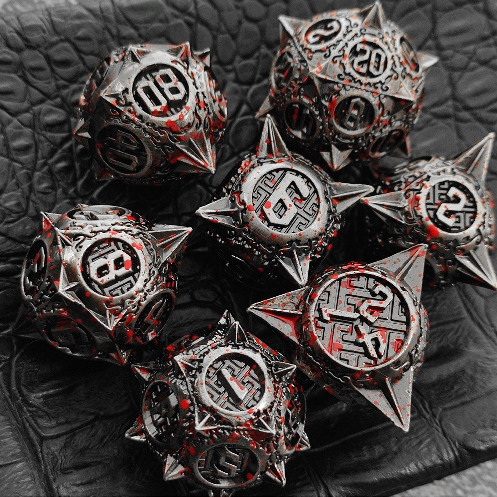 Meteor Mace Metal COC Dice Set – TRPG DND Dragon & Dungeon RPG Dice