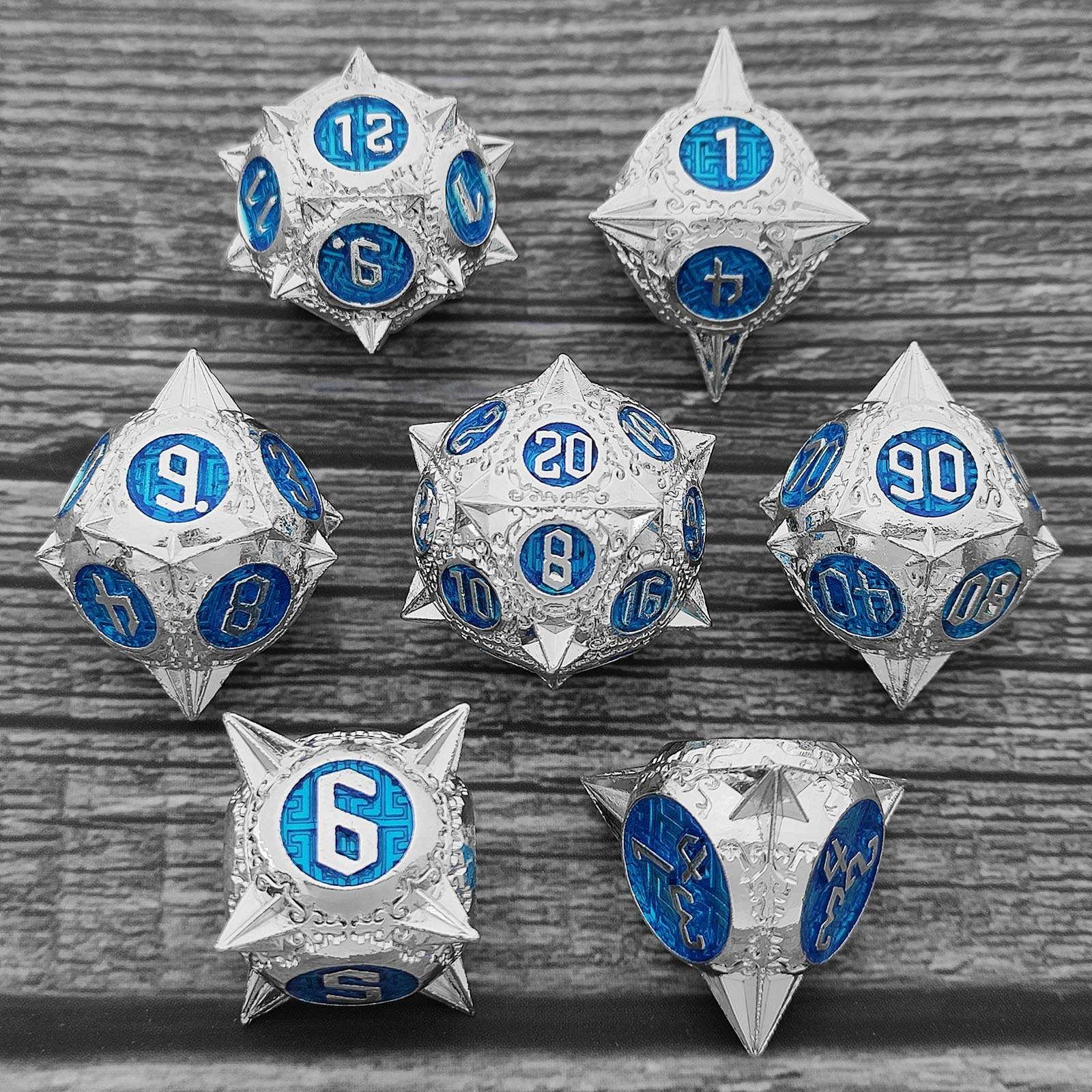 Meteor Mace Metal COC Dice Set – TRPG DND Dragon & Dungeon RPG Dice