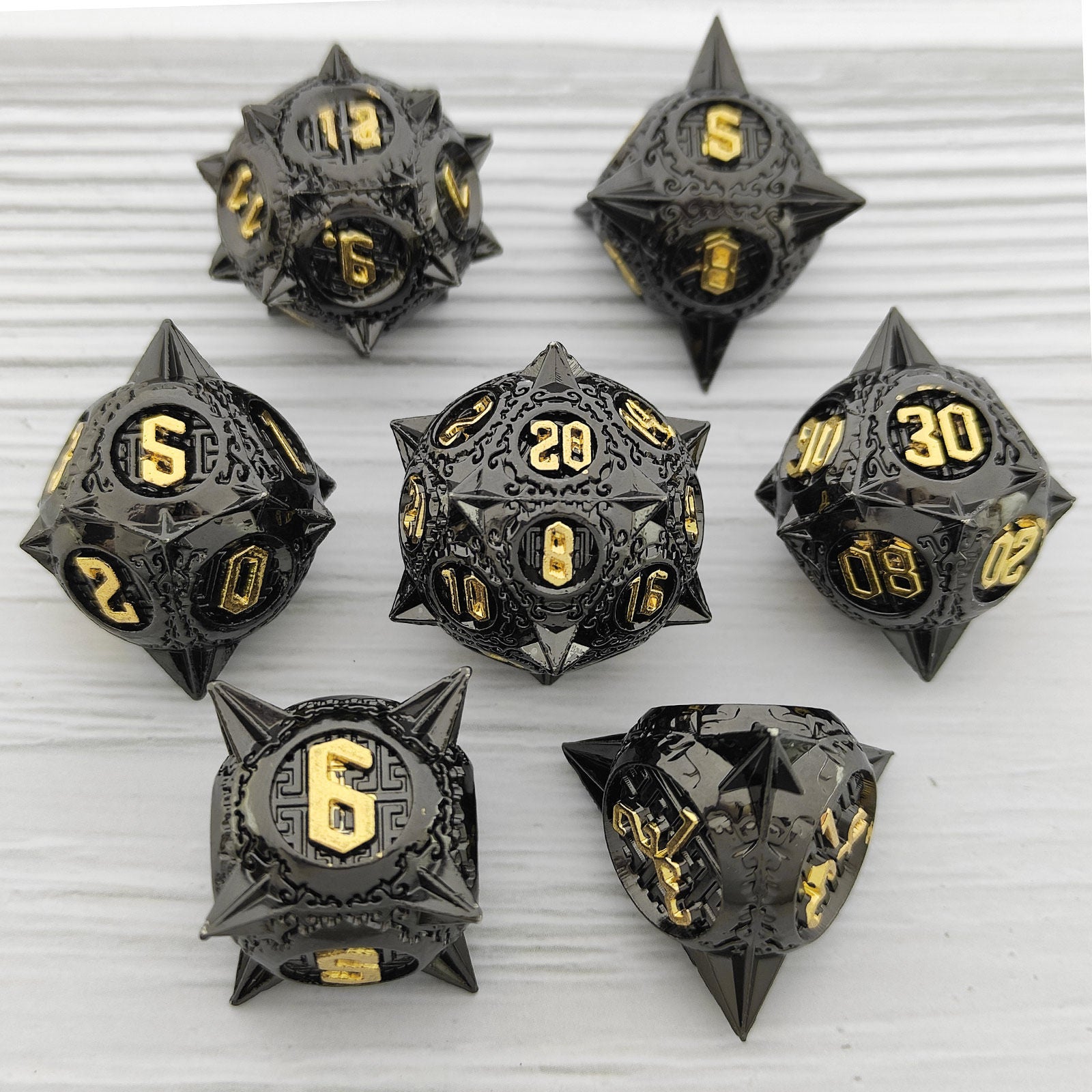 Meteor Mace Metal COC Dice Set – TRPG DND Dragon & Dungeon RPG Dice