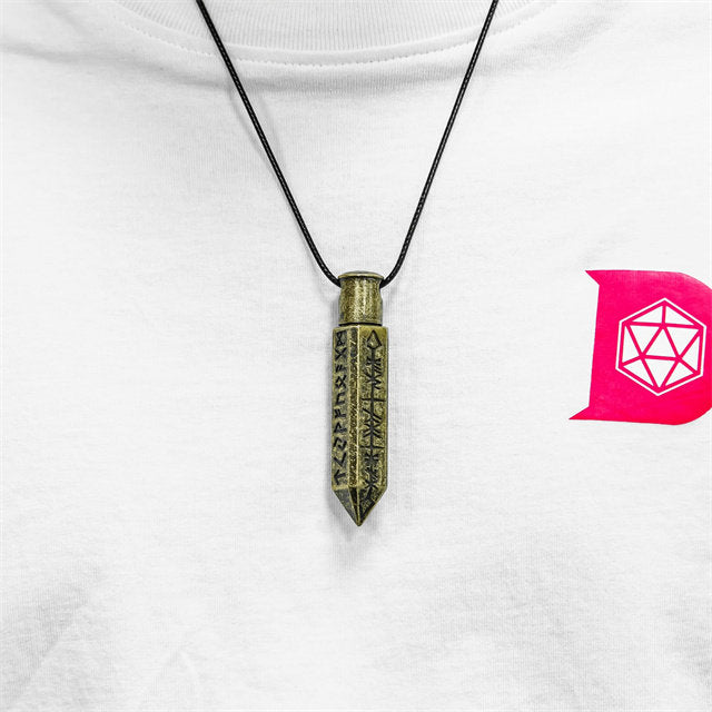 Mini Metal Dice Necklace – COC, DND, Dragon & Dungeon, Baldur’s Gate RPG Pendant