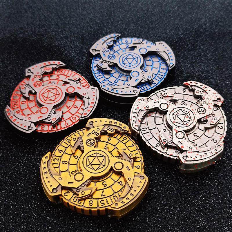 DND Fidget Spinner Dice Tray – TRPG Tabletop RPG Dice Game Accessory