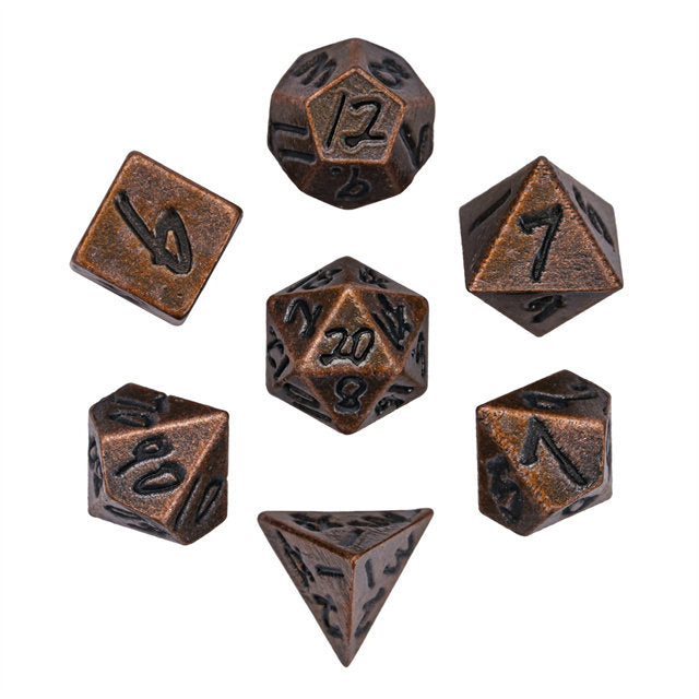 Mini Metal Dice Necklace – COC, DND, Dragon & Dungeon, Baldur’s Gate RPG Pendant
