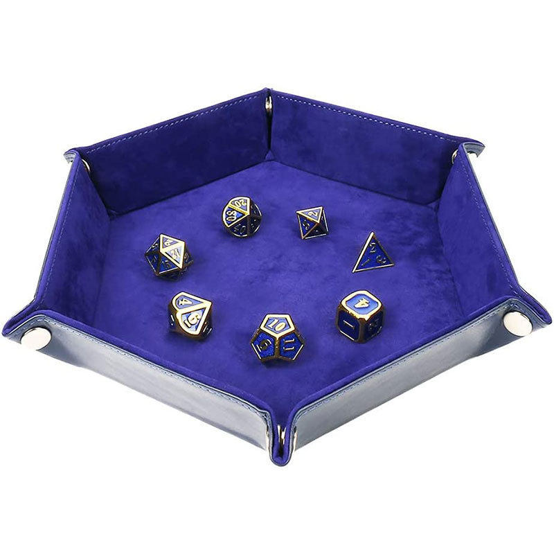6-Dice Foldable Tray – Velvet Dice Storage & Roll Mat for DND, TRPG, Board Games