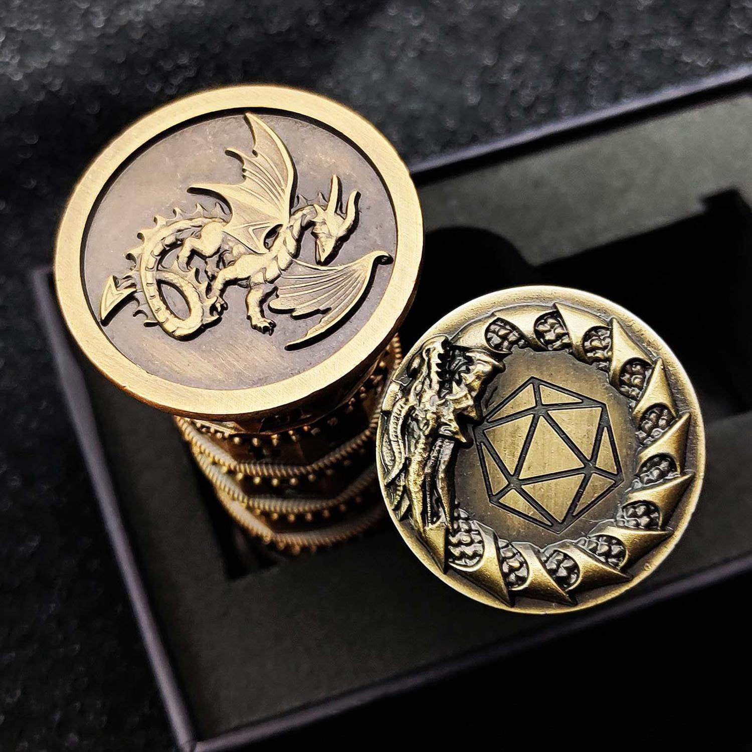 Metal Tower Dice Set – 7-in-1 DND, COC, Dragon & Dungeon D20 Polyhedral Dice