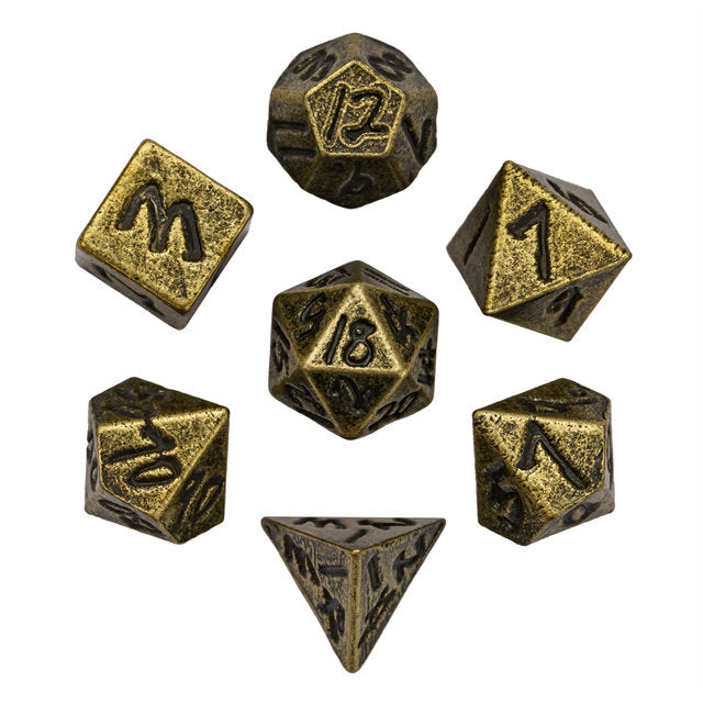 Mini Metal Dice Necklace – COC, DND, Dragon & Dungeon, Baldur’s Gate RPG Pendant