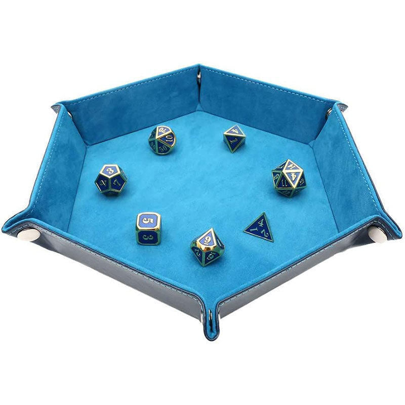 6-Dice Foldable Tray – Velvet Dice Storage & Roll Mat for DND, TRPG, Board Games